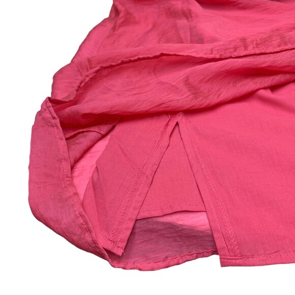 Coldwater Creek Cabaret Pink Fit and Flare Wrap Belted Dress - Picture 10 of 12